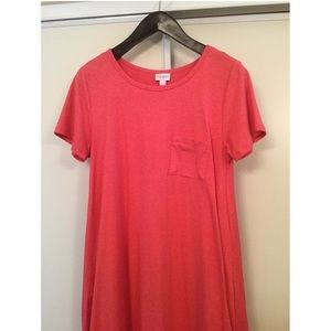EUC Lularoe Small Carly - Coral